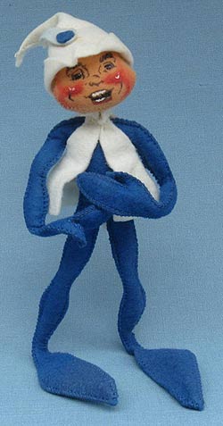 Annalee 10" Blue Central Gas Company Elf - Near Mint - X-66bl Annalee 10" Blue Central Gas Company Elf - Near Mint - X-66bl