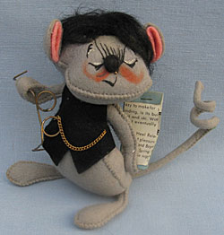 Annalee 7" Lawyer Mouse - Mint - Y7-66m