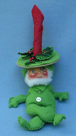 Annalee 7" Lime Green Gnome with Candle - Mint - Z261-71lg Annalee 7" Lime Green Gnome with Candle - Mint - Z261-71lg