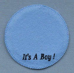 Annalee 4" It's A Boy Personalized Base - 2013 - Mint  - aboy