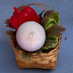 2.5" Basket of Veggies - Mint