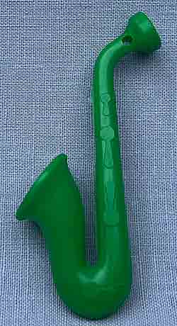 Annalee 3.5" Green Saxophone Instrument - Near Mint Annalee 3.5" Green Saxophone Instrument - Near Mint
