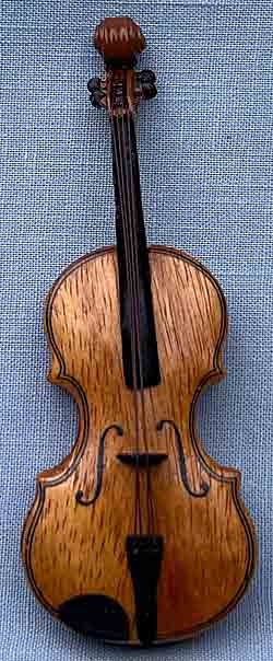 Annalee 4.75" Annalee Wooden Violin Annalee 4.75" Annalee Wooden Violin