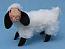 Annalee 5" White Lamb with Black Ears and Feet - Mint / Near Mint - 542497