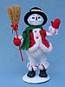 Annalee 9" Peppermint Twist Snowman - Mint - 550408