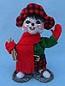 Annalee 6" Woodland Mouse with Snowshoes - Mint - 601111