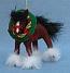 Annalee 3" Christmas Clydesdale Ornament - Mint - 700111