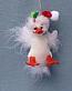 Annalee 3" Ducky Christmas Ornament - Mint - 700709