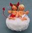 Annalee 3" Naughty or Nice Baby Angel Ornament - Mint - 700910