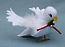 Annalee 4" Christmas Dove Ornament with Red Bow - Excellent - 701310