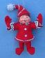 Annalee 4" Christmas Candy Elf Ornament - Mint - 701508