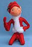 Annalee 14" Red Christmas Elf - Mint / Near Mint - 739702sm