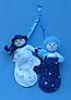 Annalee 7" Mitten Mates Snowmen - Mint - 749902