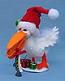 Annalee 6" Christmas Catch Pelican - Mint - 750208