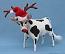 Annalee 9" Got Christmas Cow - Mint - 750308