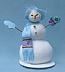 Annalee 10" Traditional Snow Woman - Mint - 754202