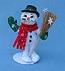 Annalee 5" Classic Snowman with Broom - Mint - 760107