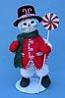Annalee 9" Candyman Snowman - Mint - 760807