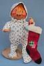 Annalee 18" PJ Kid Hanging Stocking Open Mouth - Near Mint - 767289