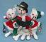 Annalee 9" Bunch of Christmas Caroling Mice - Mint - 774006