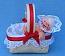 Annalee 3" Baby in Basket Ornament - Mint - 781687xo