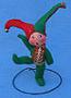 Annalee 3" Just a Jester Elf Ornament - Mint - 782796ooh