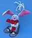 Annalee 3" Snowshoe Hare Bunny Ornament - Mint - 788802sq