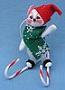 Annalee 3" Sweet Skier Mouse Ornament - Mint - 793299ox