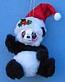 Annalee 4" Christmas Panda Bear Ornament - Mint - 794803