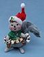 Annalee 6" Nuts About Christmas Squirrel with Popcorn - Mint - 808407