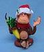 Annalee 7" Bananas Over Christmas Monkey - Mint - 808507