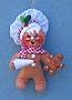 Annalee 4" Gingerbread Chef Ornament - Mint - 811807