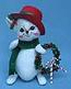 Annalee 6" Yuletide Mouse with Red Hat - Mint - 867006