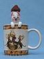 Annalee 3" White Mouse Ornament & Mug - Mint - 933402