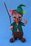 Annalee 8" Little John Hiker Robin Hood Mouse - Mint - 943107