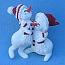 Annalee 3" Cuddly Snow Couple Snowmen Resin Ornament - Mint - 968802