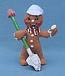 Annalee 5" Frosting Fun Gingerbread with Shovel - Mint - 969306