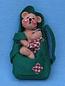 Annalee 4" Bear in Backpack Pin - Mint - 970700ooh