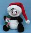 Annalee 14" Christmas Panda Bear - Mint - 977103