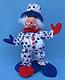 Annalee 10" Patriotic Clown - Mint - 984601th