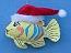 Annalee 3" Yellow Santa Goldfish Ornament - Signed - Mint - 986300s-4