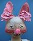 Annalee 48" Country Girl Bunny with Basket - Excellent - D70-82a