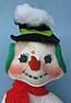 Annalee 29" Signed Museum Snowman with Bird - Very Good / Good - N162-78s