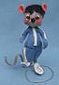 Annalee 7" Jogger Mouse in Blue - Mint / Near Mint - R409-79bl