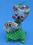 Annalee 7" Card Player Girl Mouse - Mint - R431-76