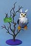 Annalee 8" Happy Halloween Spooky Owl Tree - Mint - 302012