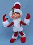 Annalee 5" Red Cozy Elf - Mint - 500012