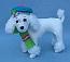 Annalee 4" Winter Whimsy Poodle - Mint - 750412