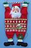 Annalee 35" Snowflake Santa Countdown with Elf - Mint - 800112
