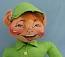 Annalee 30" Lime Green Spring Elf - Excellent - Signed - 158790s